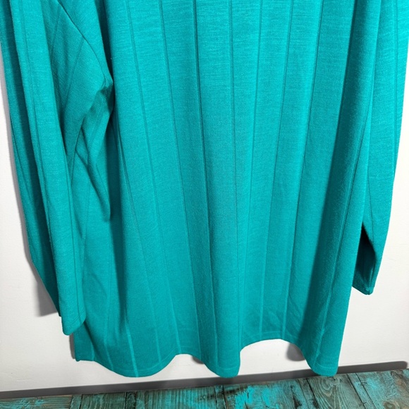 Pennington's Green Vneck Long Sleeve Lightweight Sweater Size 1x - Picture 7 of 9